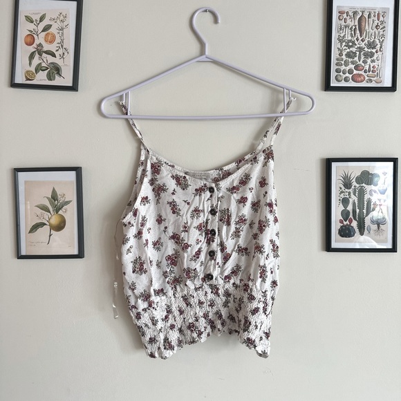 🧚‍♂️3/25🧚‍♂️ FLORAL PRINT TOP SIZE M - Picture 1 of 2